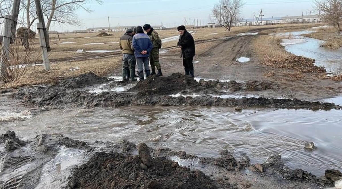 Ақтөбе облысында екі ауылды су басты