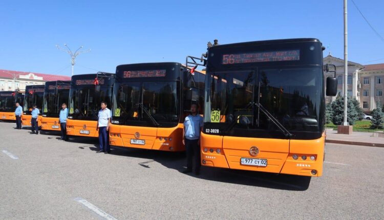 Таразда 10 жаңа автобус пайдалануға берілді