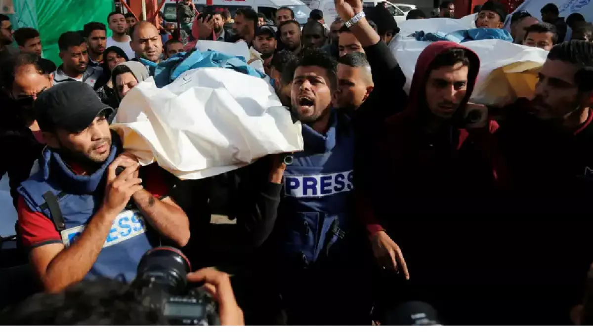 Израильдің Хамаспен соғысында 48 журналист қаза тапқан
