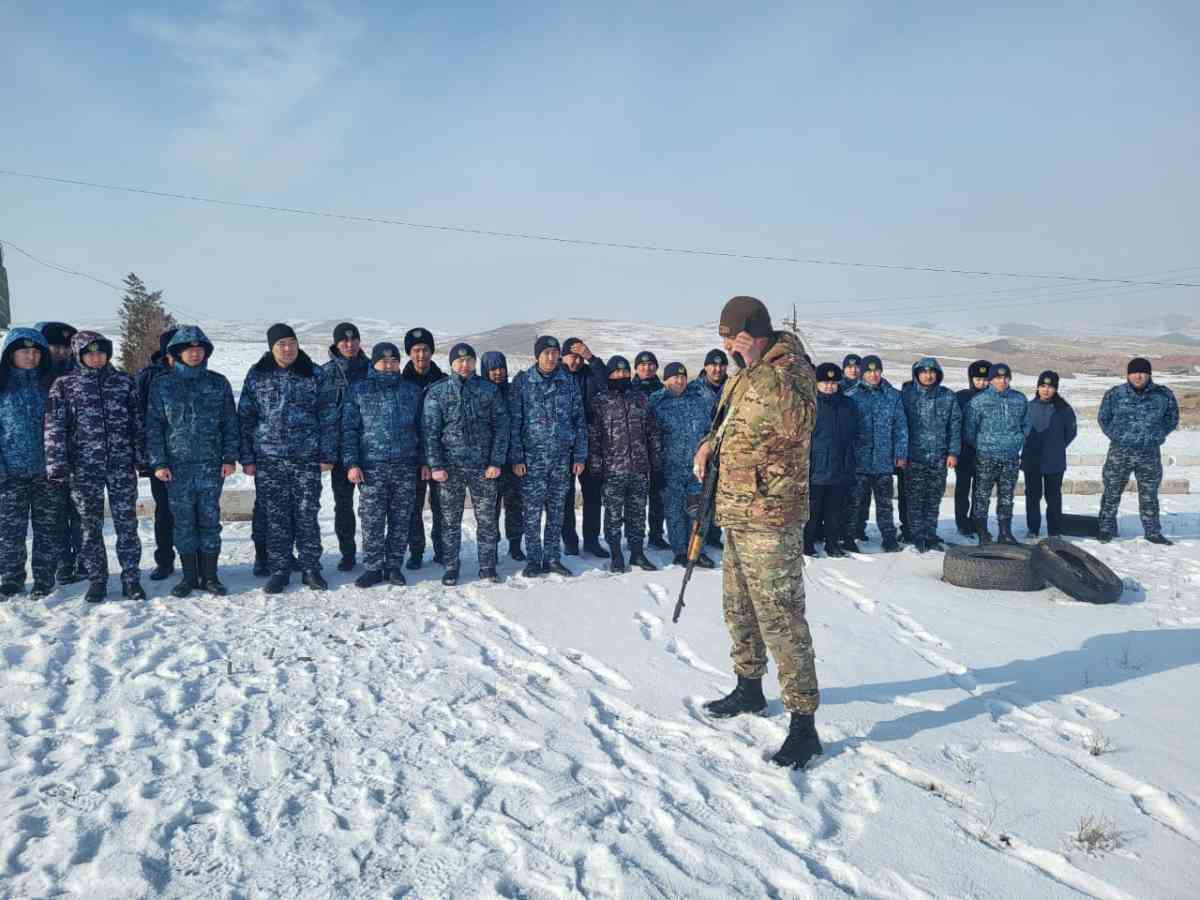 Таразда түрме қызметкерлері оқу-жаттығу өткізді