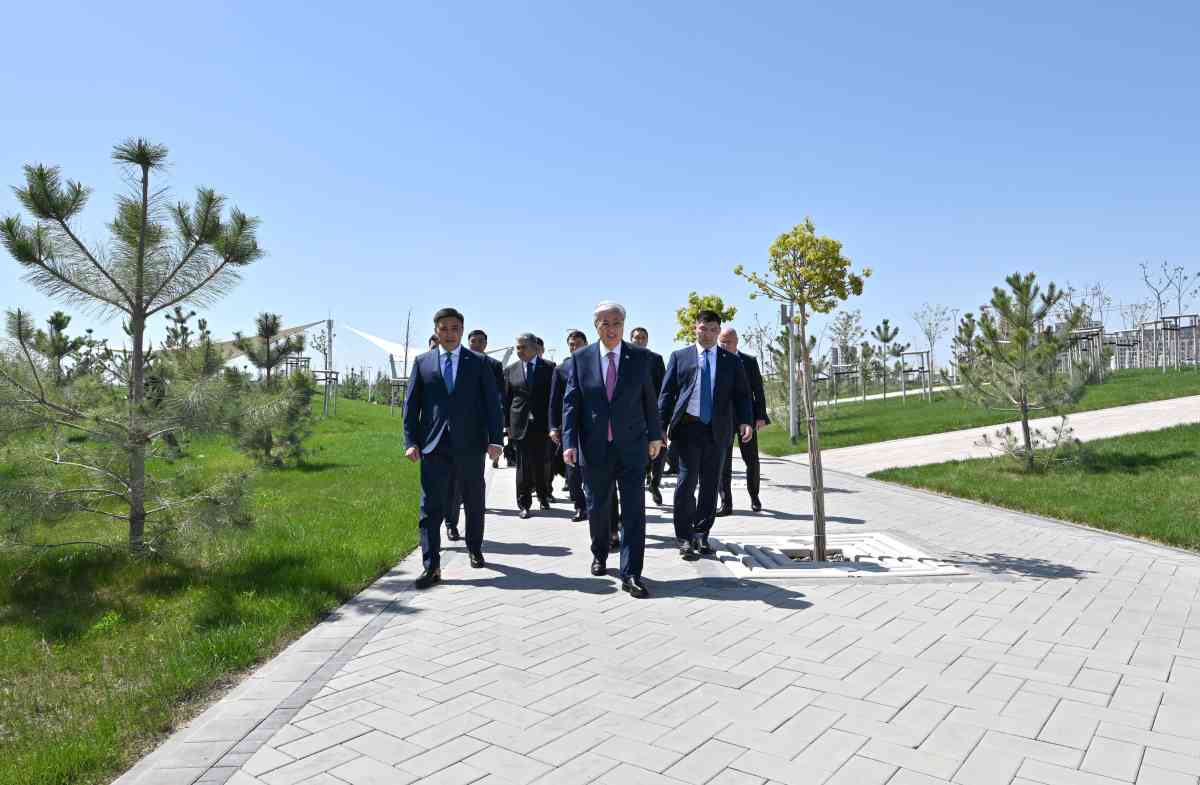 Мемлекет басшысы «Shymkent City» саябағын аралап көрді