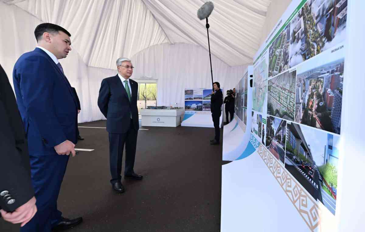 Астананы абаттандыру жоспары Президентке таныстырылды