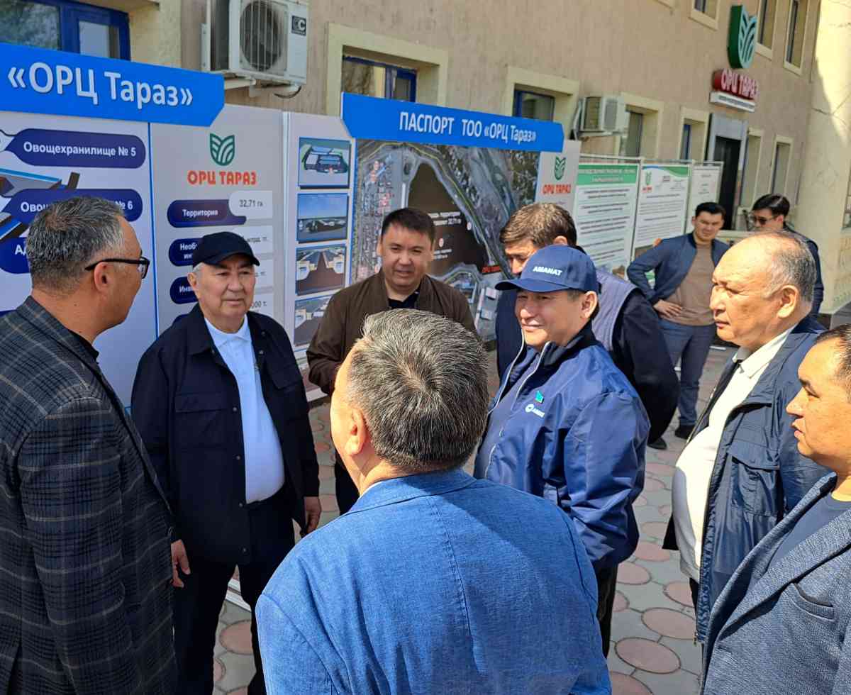 Депутаттар мен Вице-министр «ОРЦ Тараз» көтерме-тарату орталығының жұмысымен танысты