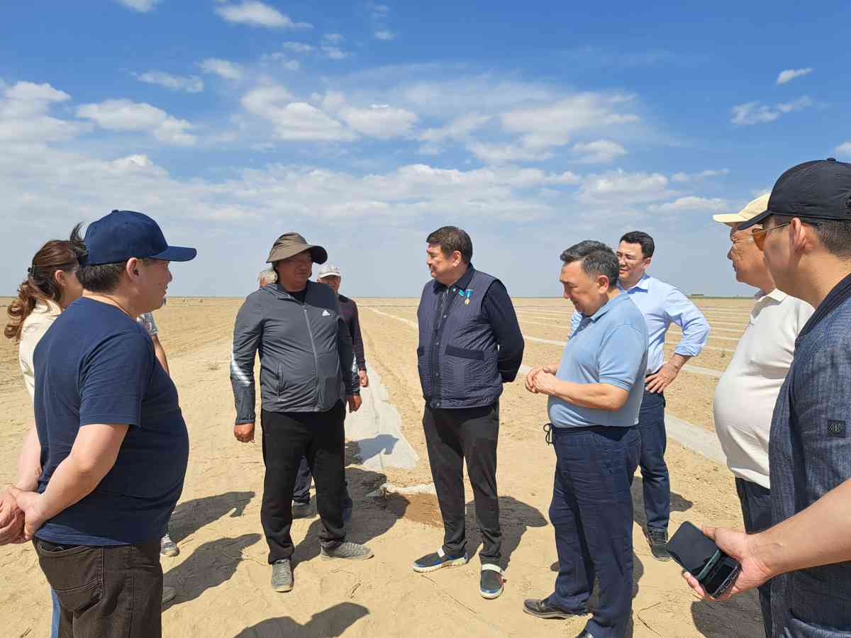 Депутаттар Жетібай ауылындағы инновациялық су үнемдеу технологияларын жоғары бағалады