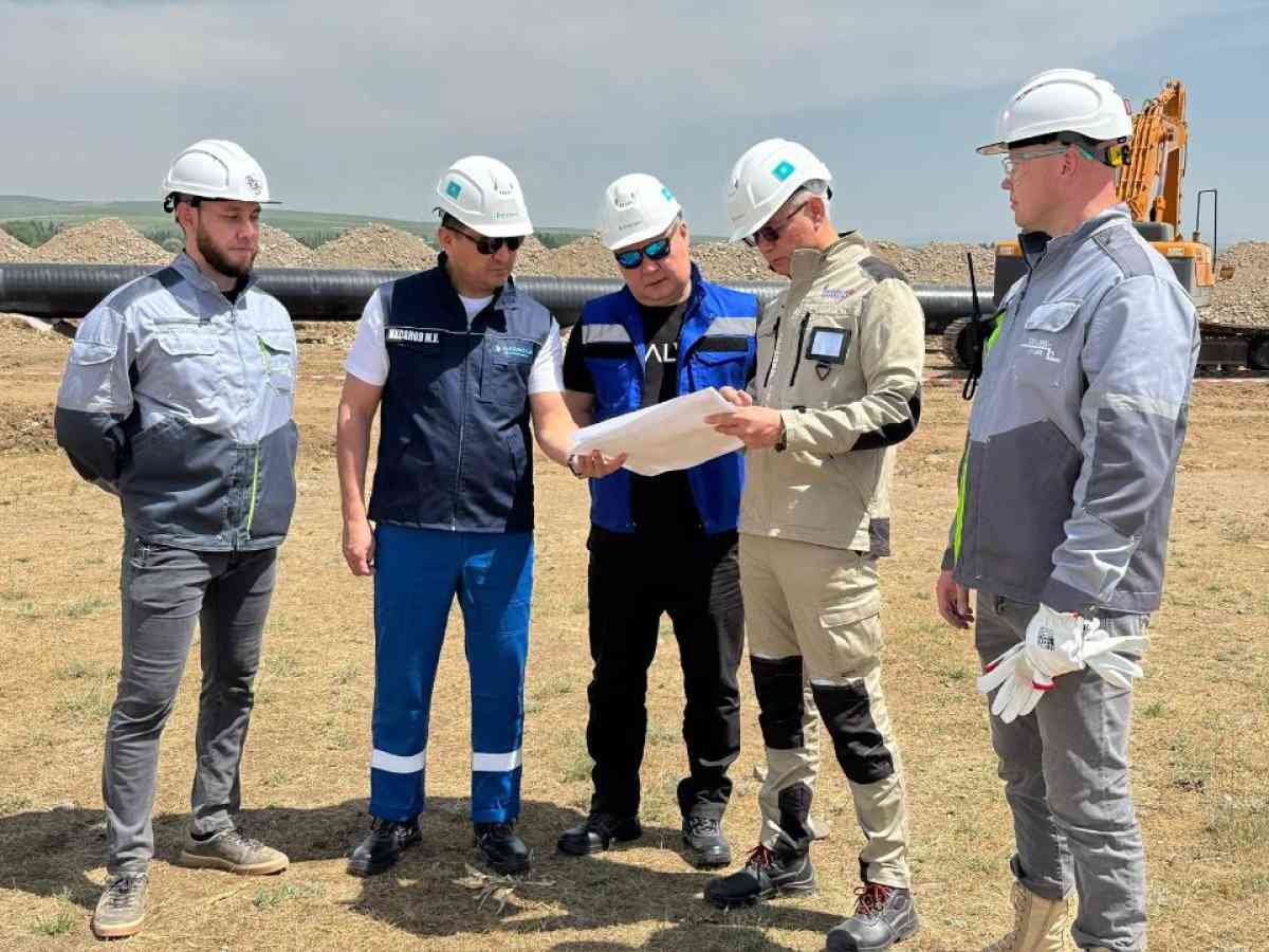 Энергетика вице-министрі «Бейнеу-Бозой-Шымкент» газ құбырының екінші желісінің дайындық жұмыстарын тексерді
