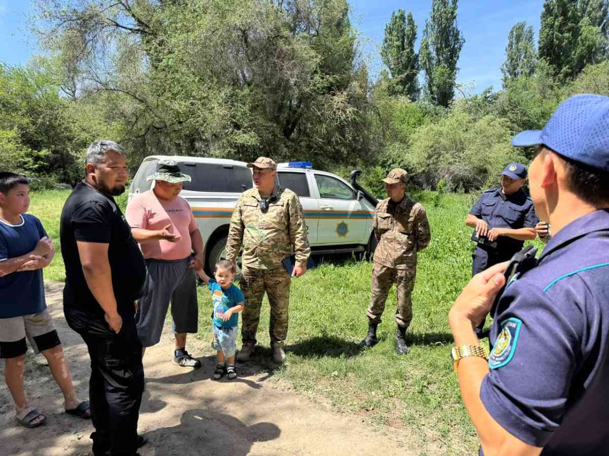 Қордай ауданында табиғат аясындағы демалушыларға қауіпсіздік ережелері түсіндірілді