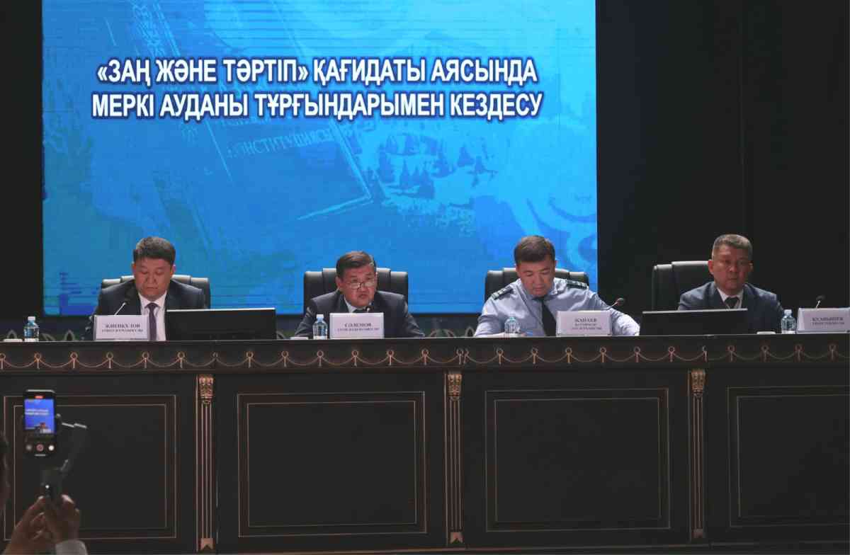 Серік Сәлемов Меркі ауданына жұмыс сапарымен барды