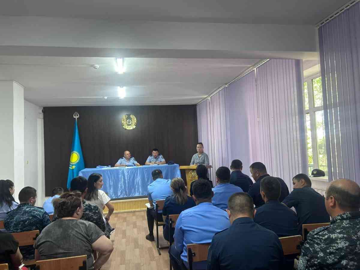 Таразда ҚАЖД мекемесінде суицидтің алдын алу мақсатында жиын өтті