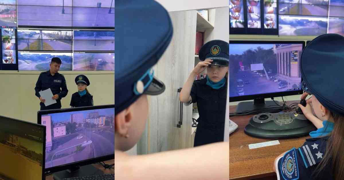 Абай облысының полиция қызметкерлері кішкентай Аделяның арманын орындады