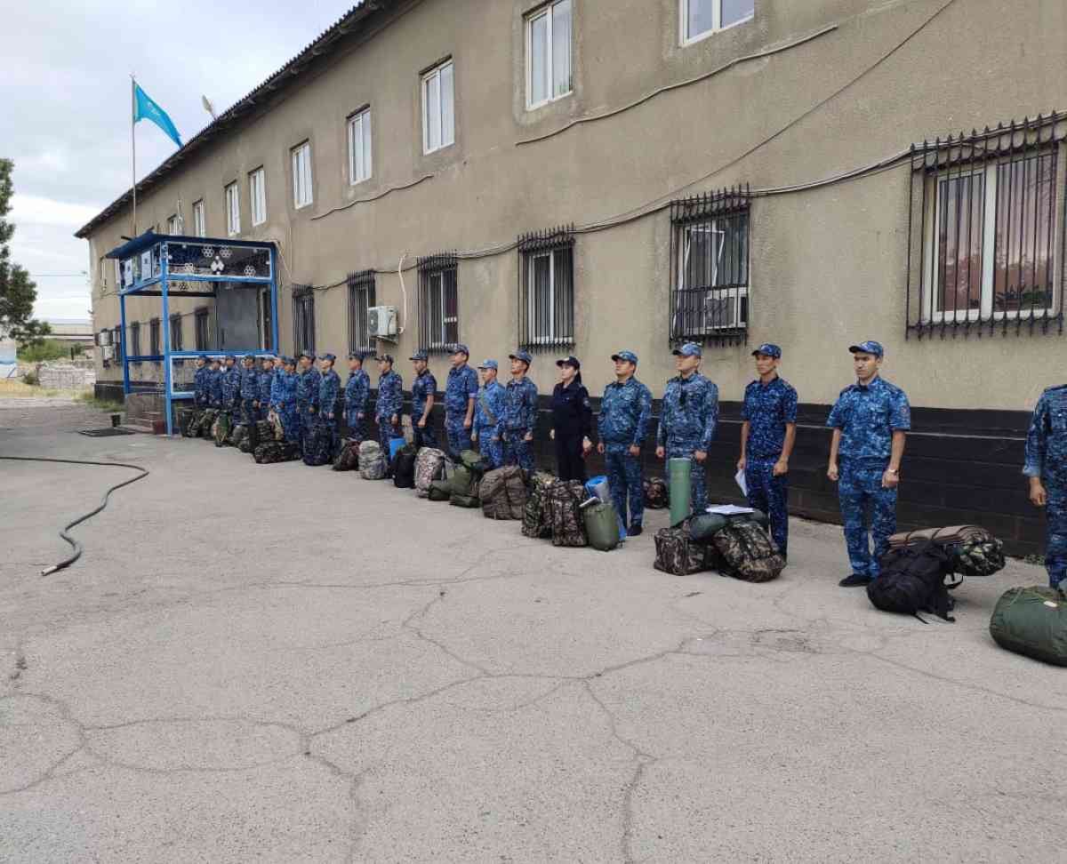 Жамбыл облыстық ҚАЖД №58 мекемесінде «Дабыл» жаттығуы өткізілді