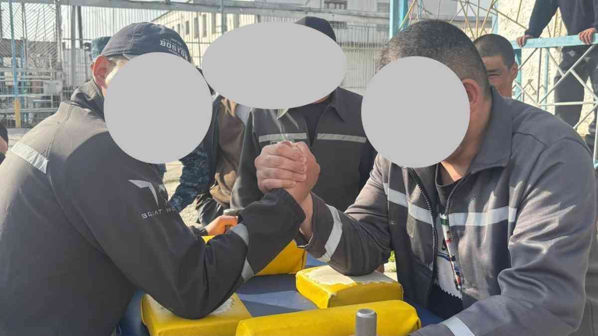 Рәміздер күніне орай түзету мекемесінде спорттық жарыс өтті