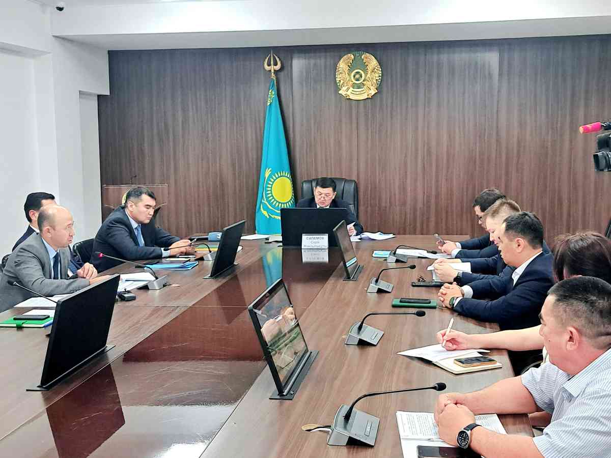 Жұмысшы мамандықтар жылын өткізу барысы штаб отырысында талқыланды