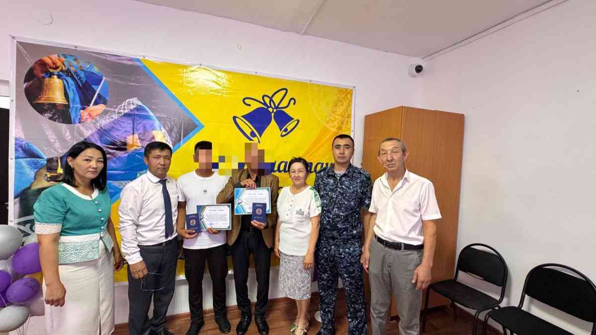 Қызылордада 48 жастағы сотталған азамат аттестат алды