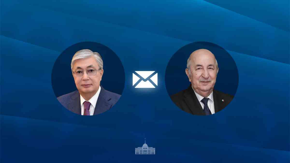 Тоқаев Алжир Президентін Тәуелсіздік күнімен құттықтады
