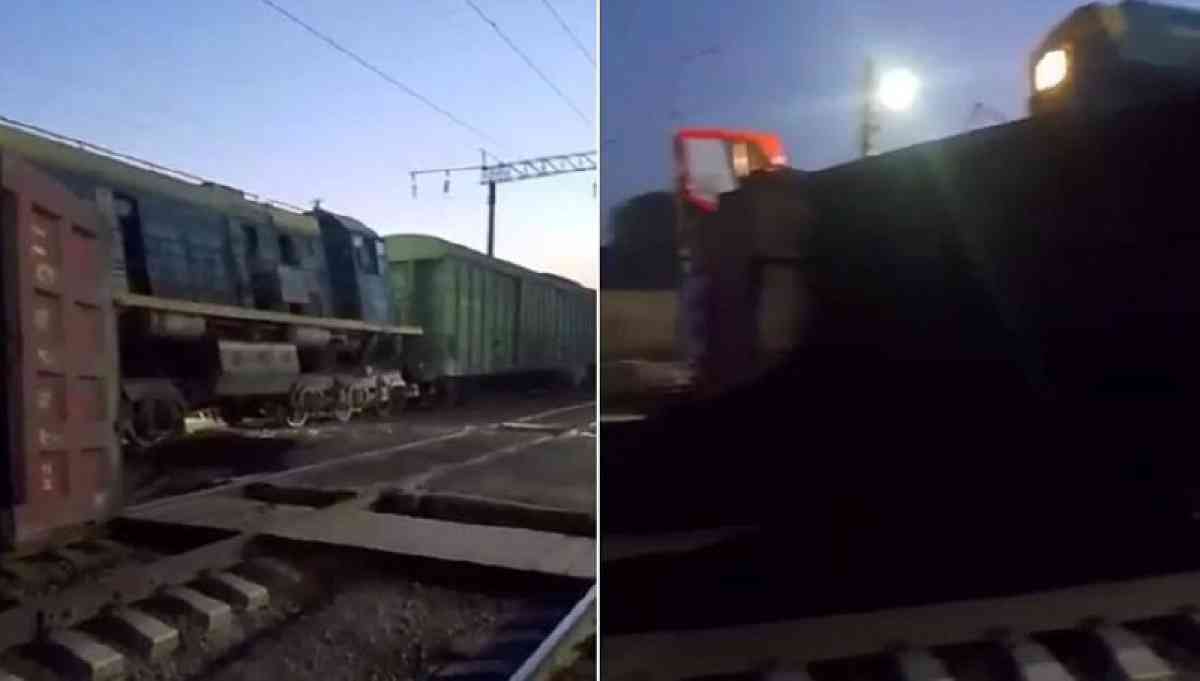 Түркістан облысында тепловоз жүк көлігіне соғылды