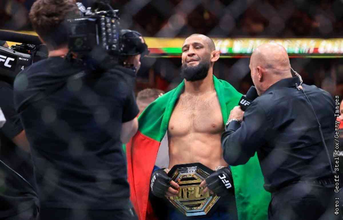 Хамзат Чимаев UFC чемпионы атанды