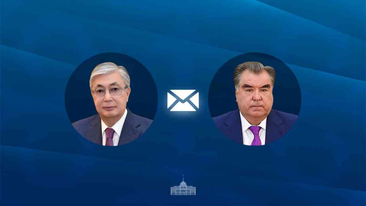 Қасым-Жомарт Тоқаев Тәжікстан Президентіне құттықтау жеделхатын жолдады