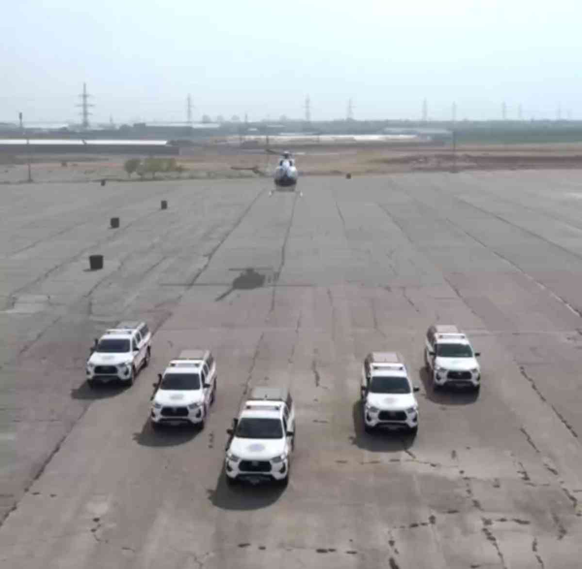 Жамбылдық құтқарушыларға заманауи тікұшақпен жол талғамайтын көліктер берілді