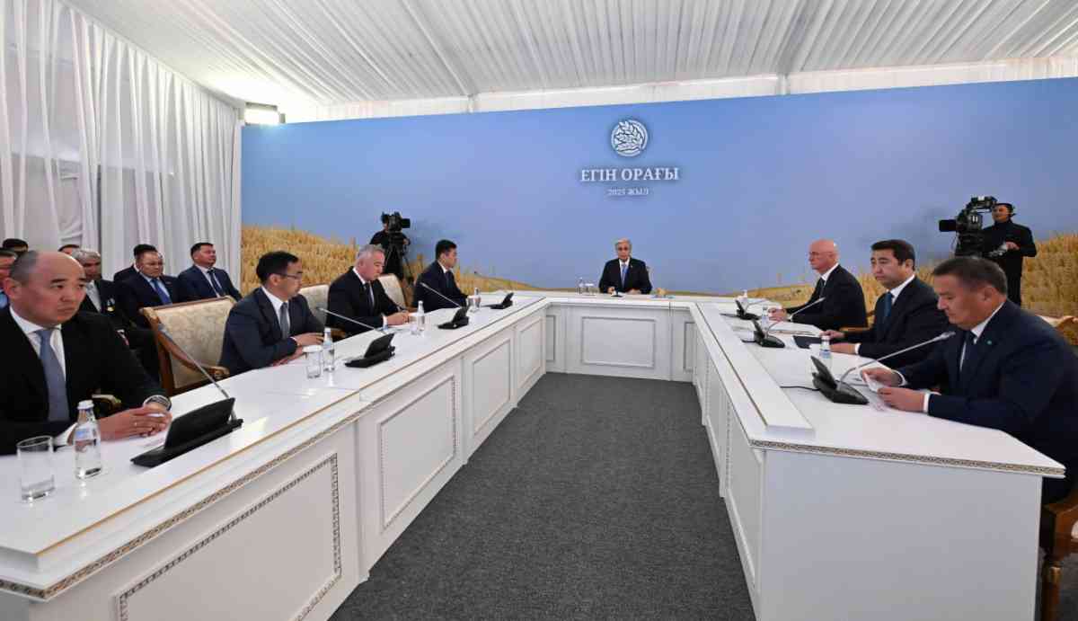 Президент: «Егіс алқабындағы жұмыстарды уақтылы аяқтап, астықты дер кезінде жинап алу қажет»