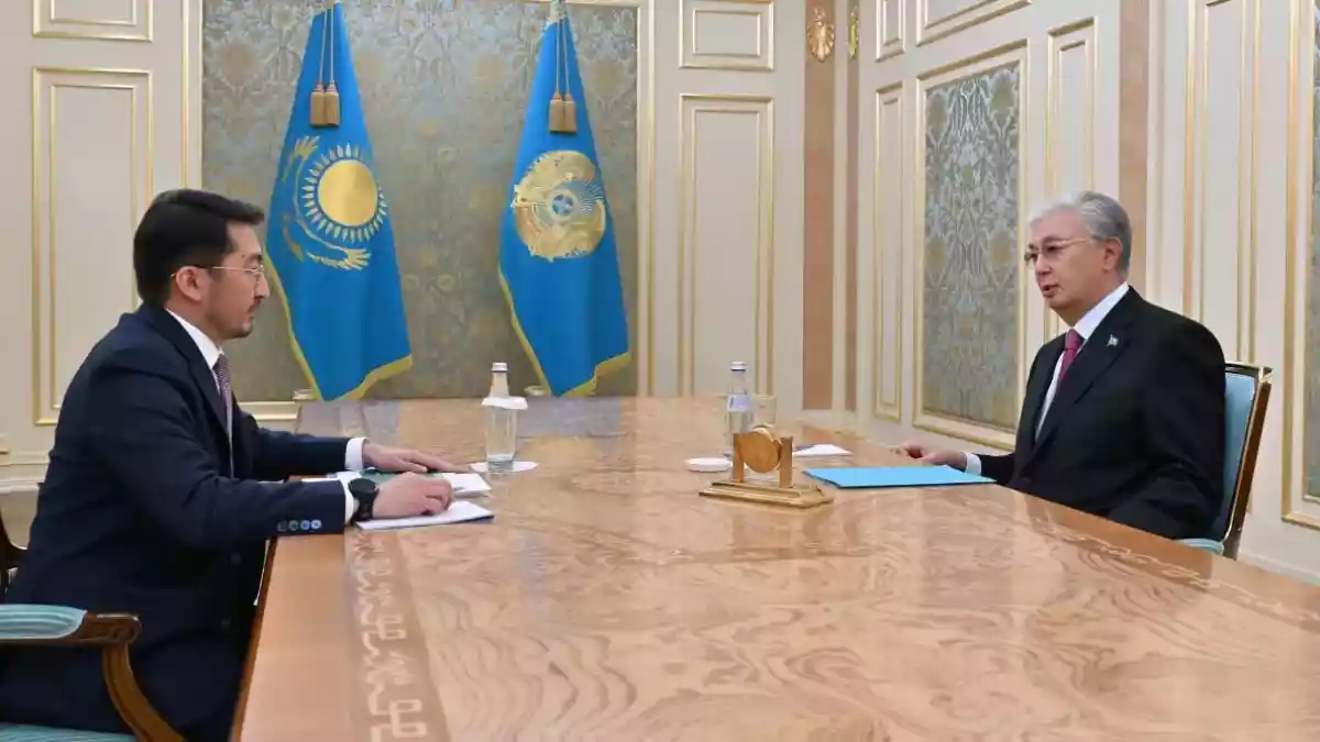 Мемлекет басшысы Жасанды интеллект және цифрлық даму министрі Жаслан Мәдиевті қабылдады
