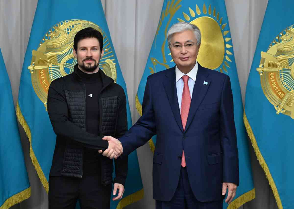 Тоқаев Telegram мессенджерінің негізін қалаушы Павел Дуровты қабылдады