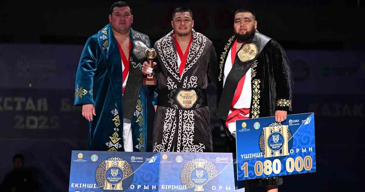 Марат Байқамыров «Қазақстан барысы – 2025» турнирінің жеңімпазы атанды