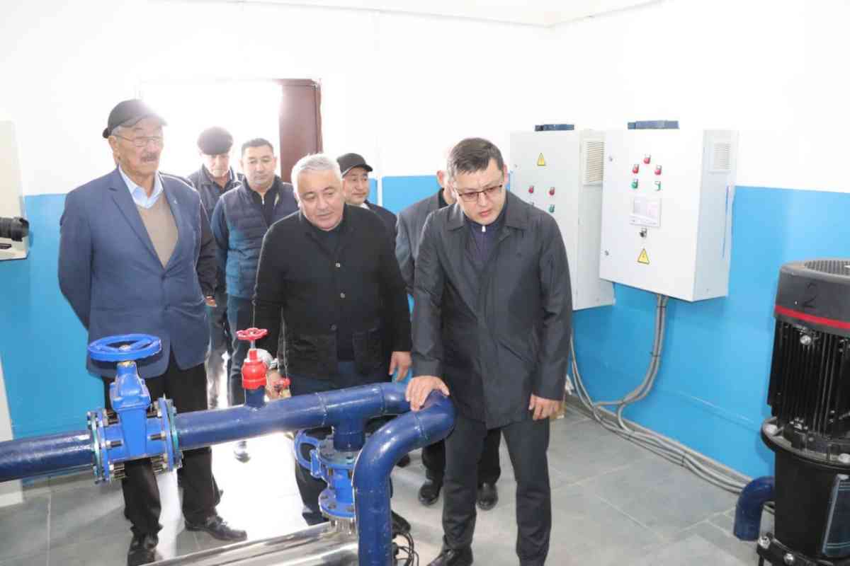 Күреңбел ауылында таза ауызсу жүйесі іске қосылды