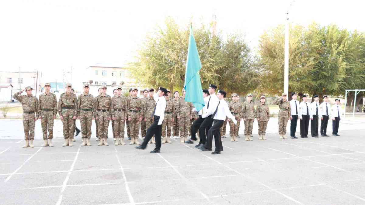 Сарыкемерлік оқушылар “Жас бүркіт” сыныбына қабылданды