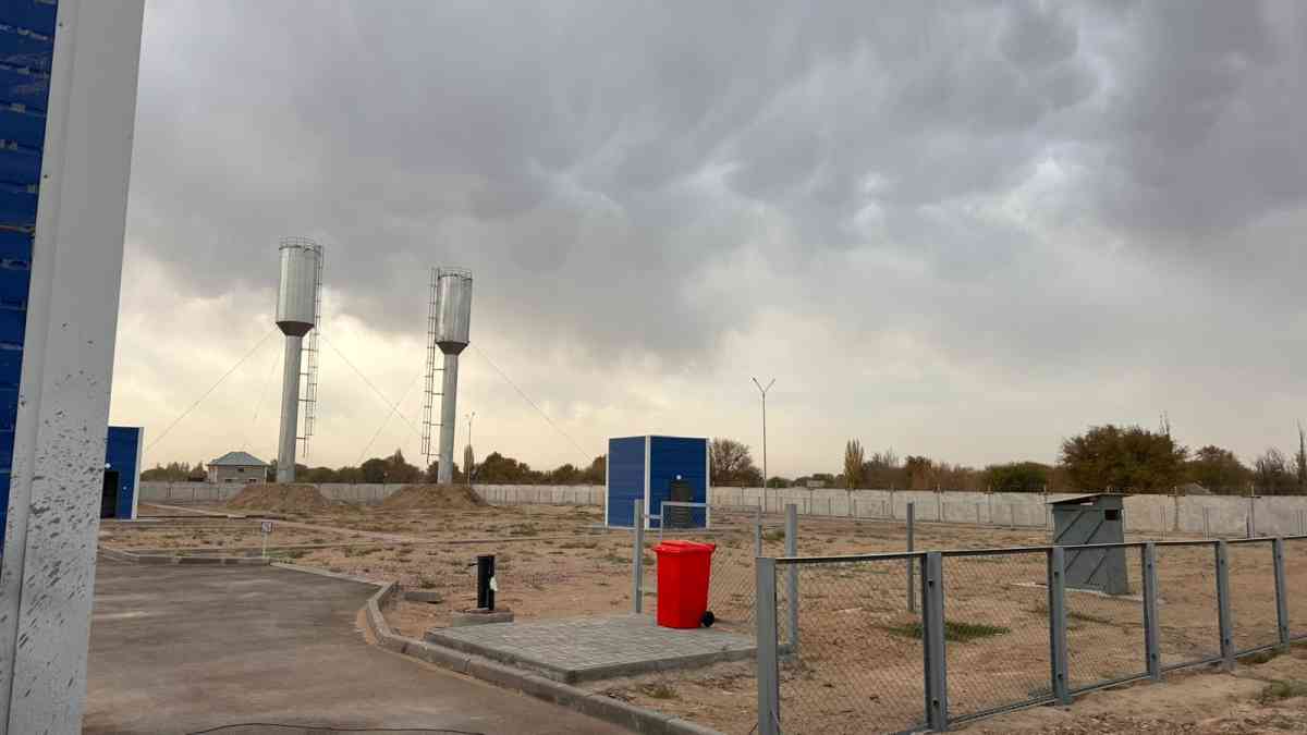 Республика күніне орай Шу қаласында жаңа су нысаны пайдалануға берілді