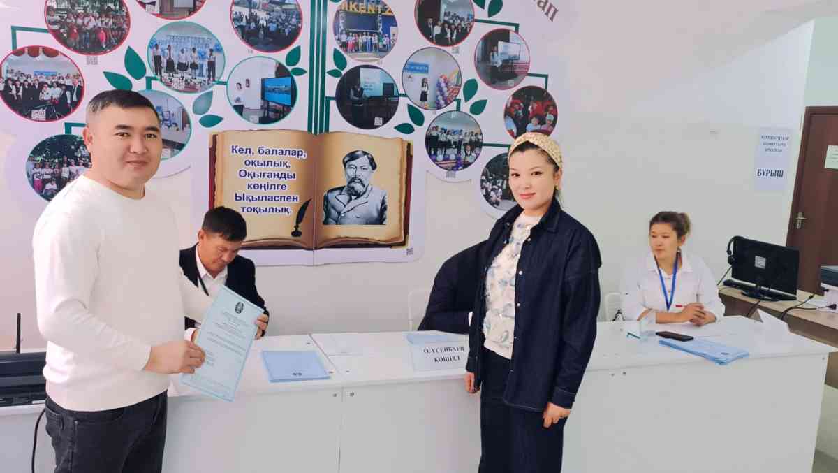 Жуалыда мәслихат депутаттығына сайлау өтті