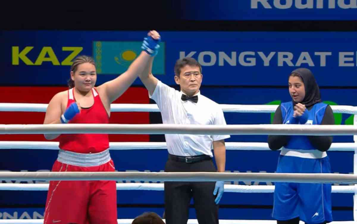 Жамбылдық бұрымды боксшы Азия ойындарының финалына шықты