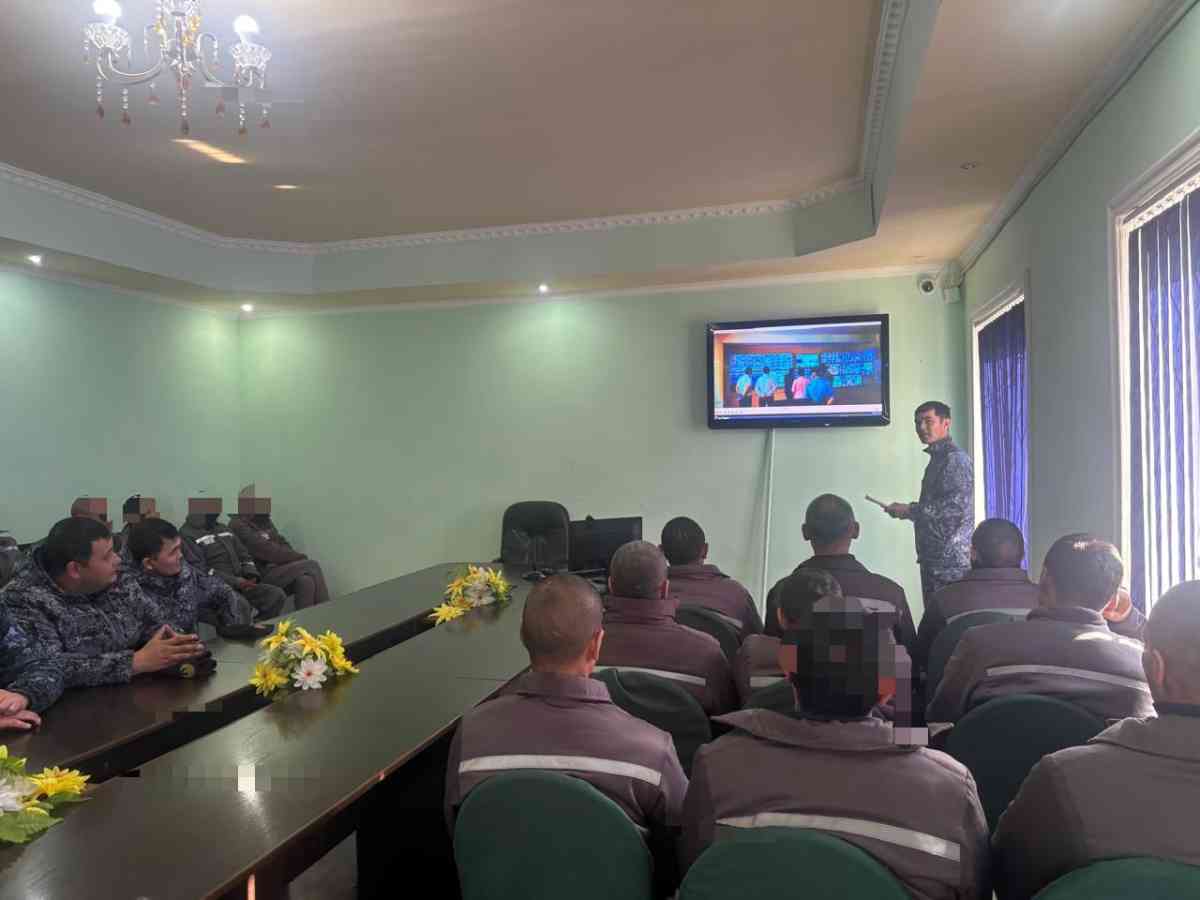 Тараздағы қылмыстық-атқару жүйесінде құқықтық түсіндіру жұмыстары жүргізілді