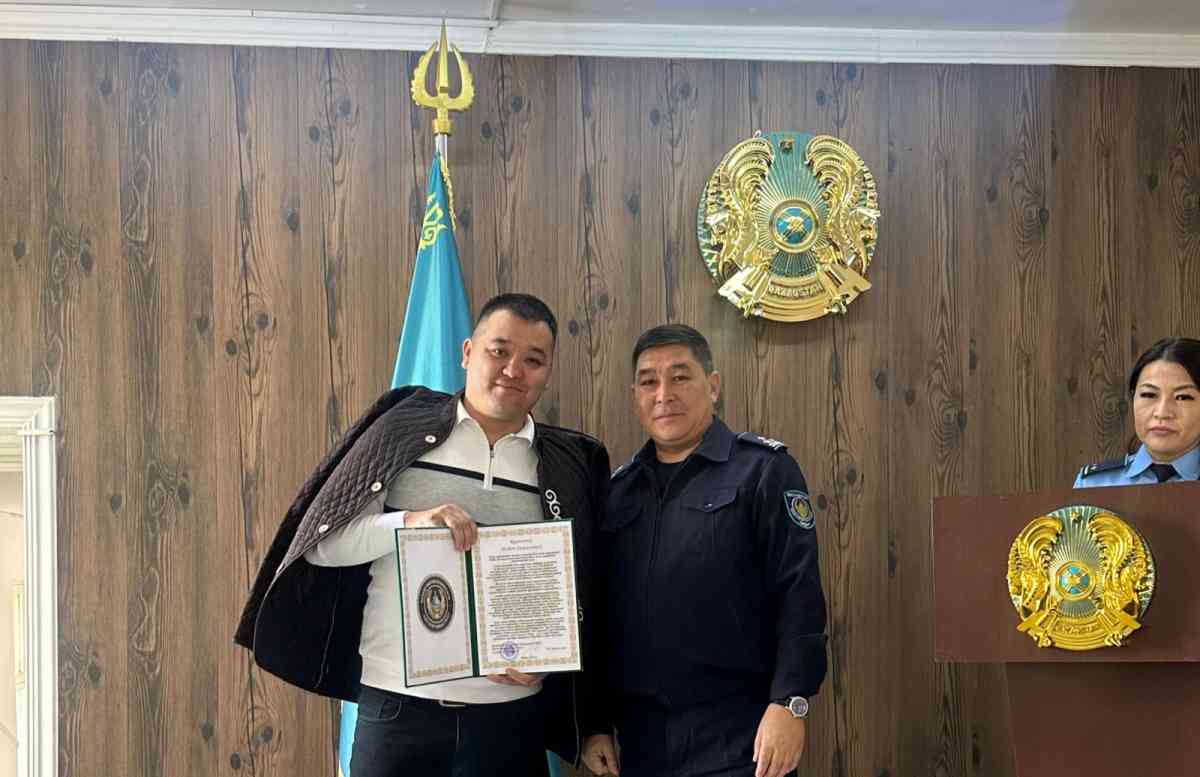 Жамбыл облысы бойынша ҚАЖ департаментіне қарасты №59 мекемесінде салтанатты шара өтті