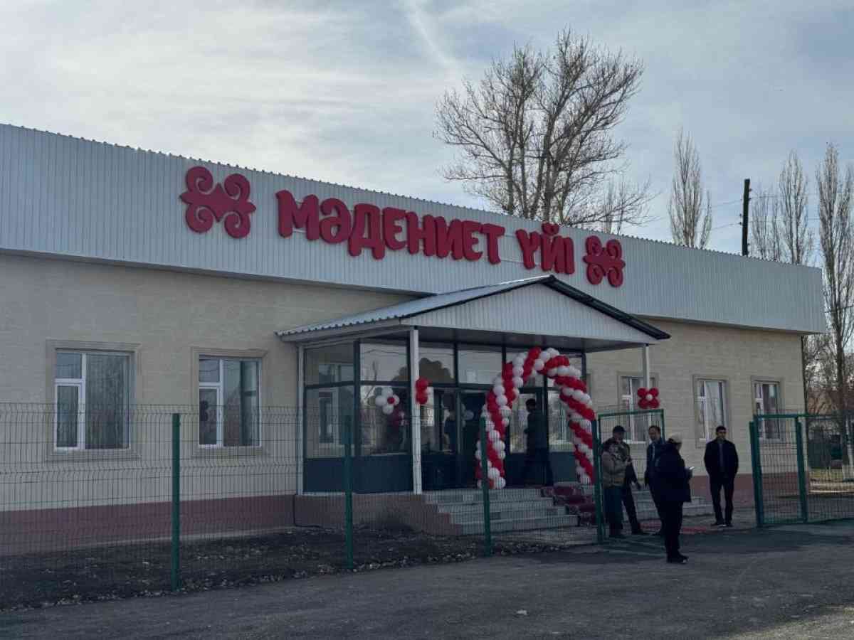 Жуалыда жаңа мәдениет үйі ашылды