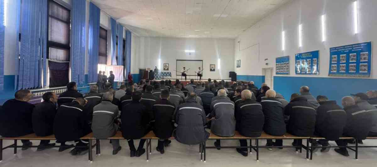 Таразда сотталғандар үшін концерттік бағдарлама ұйымдастырылды