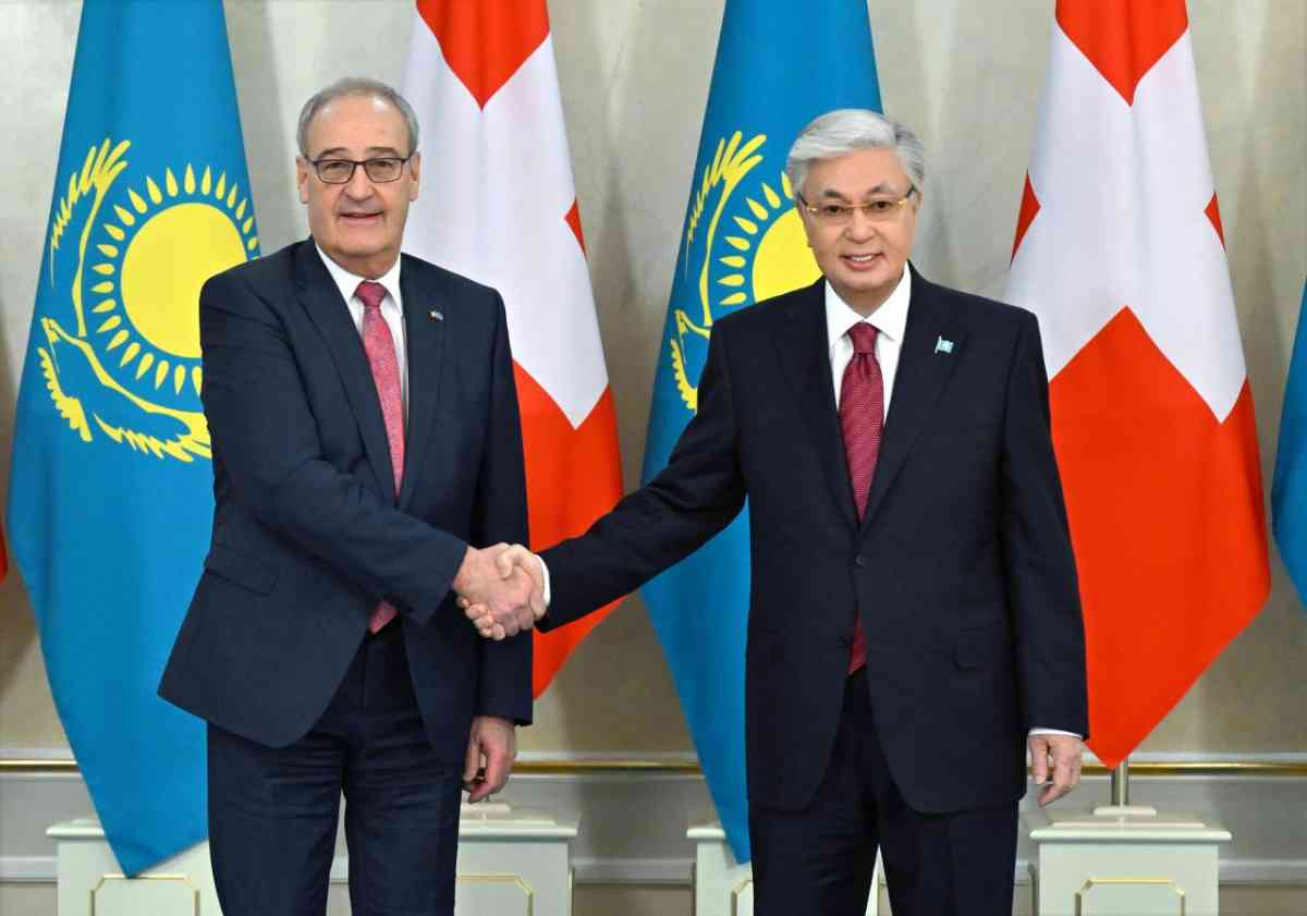 Президент Швейцария вице-президенті Ги Пармеланмен келіссөз жүргізді