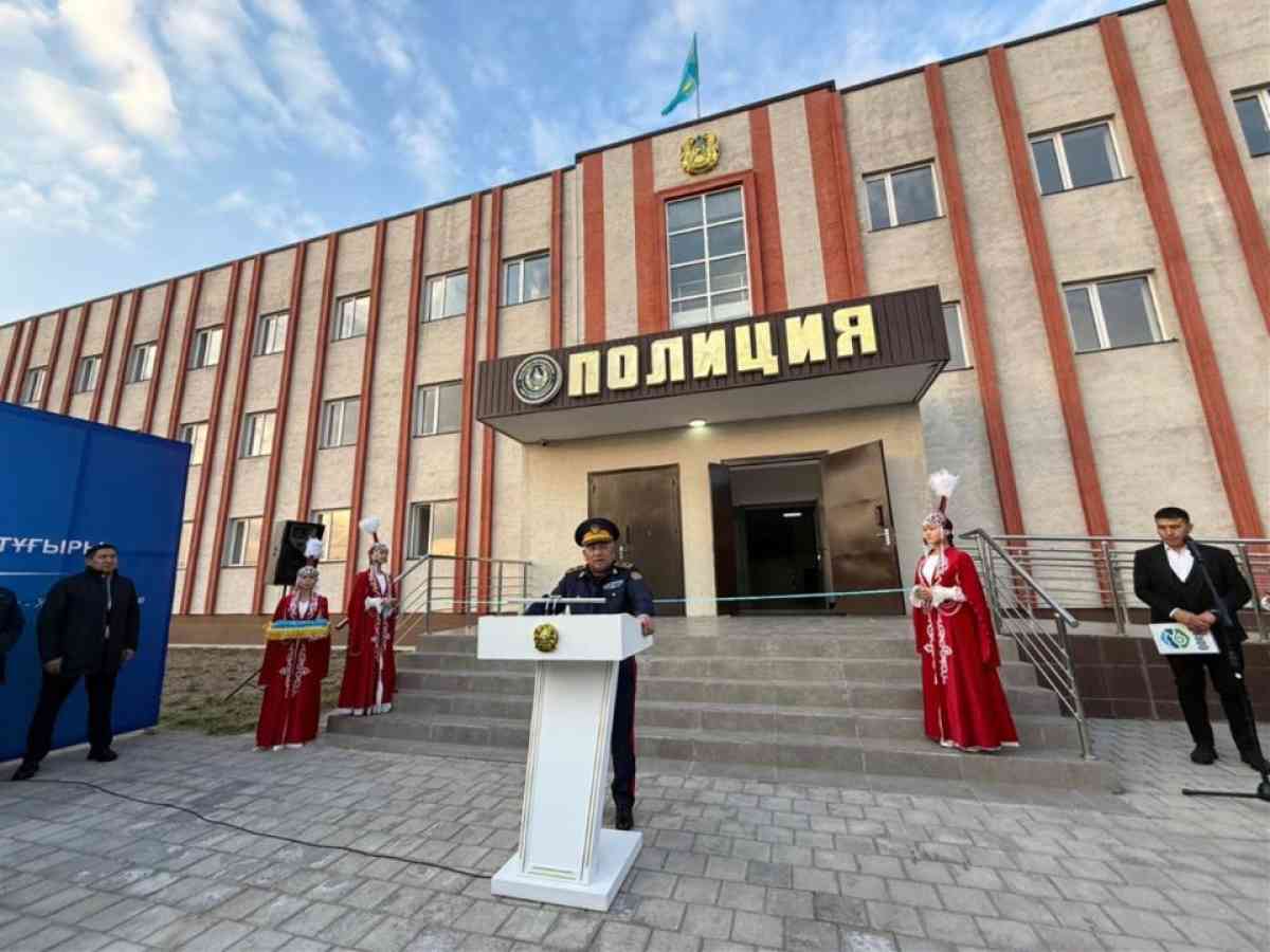 Сортөбе ауылында полиция бөлімшесі ашылды