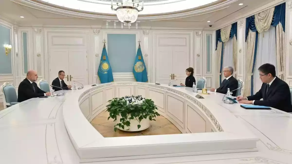 Тоқаев Палестинаның жоғары судьясы Махмұд әл-Хаббашты қабылдады