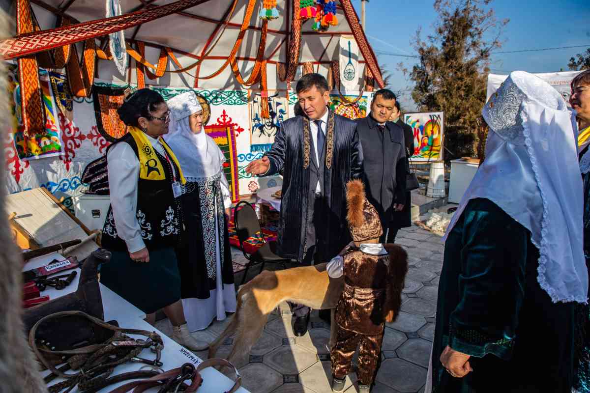 Көкбастау ауылының Амангелді мектебінде «ЭTNO – AUYL» кешені ашылды
