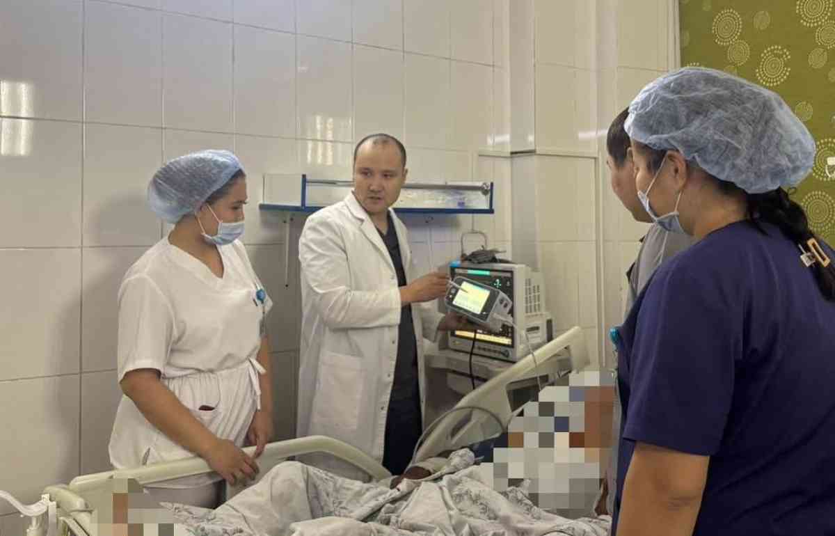 Жамбыл облыстық көпбейінді ауруханасында бас ішілік қысымды бақылау жүйесі іске қосылды