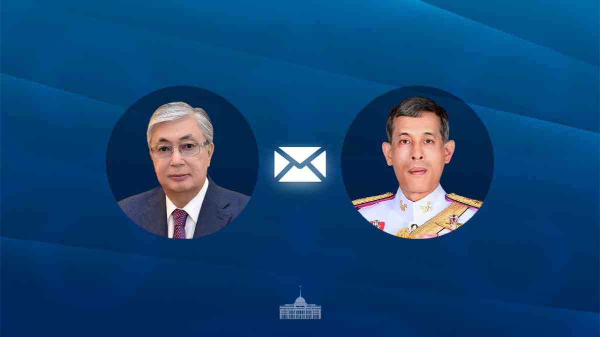 Тоқаев Таиланд Короліне құттықтау жеделхатын жолдады