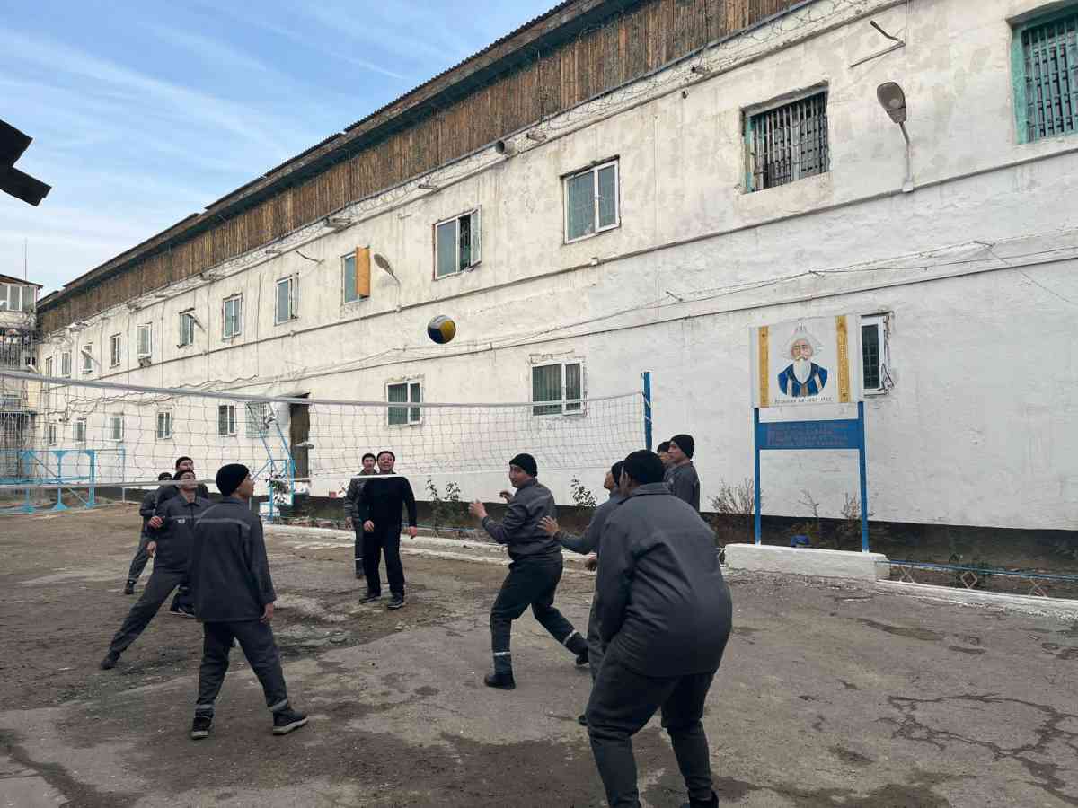 Таразда сотталғандар арасында спорттық іс-шаралар ұйымдастырылды