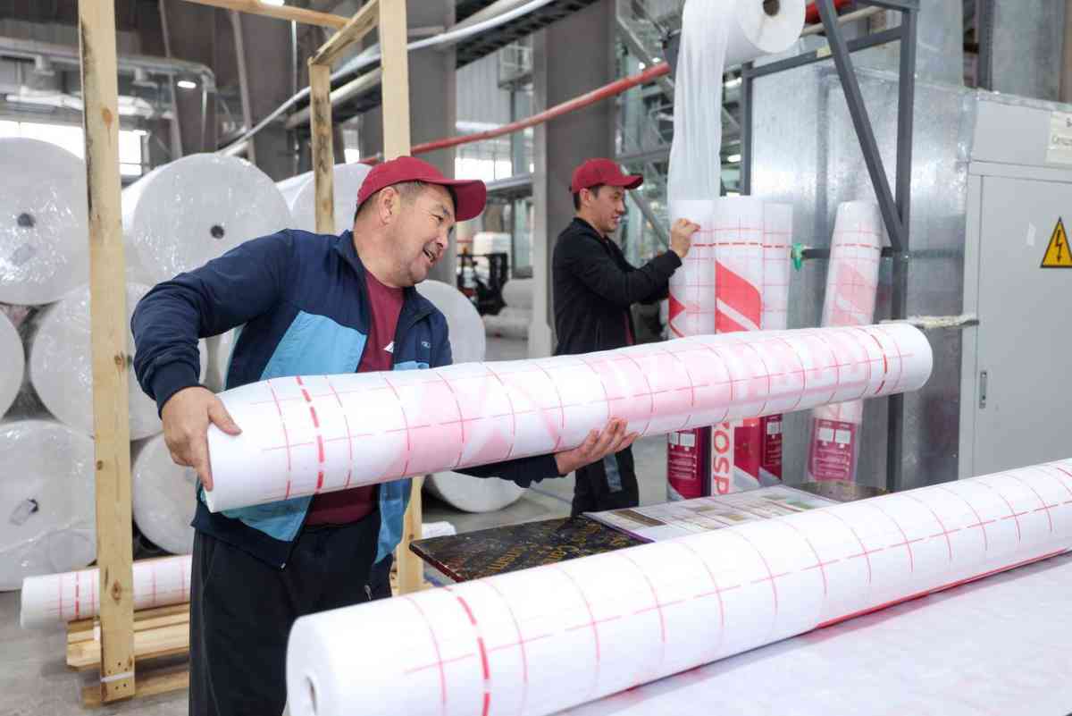 Шымкентте тоқылмаған материалдар өндіретін фабрика ашылды