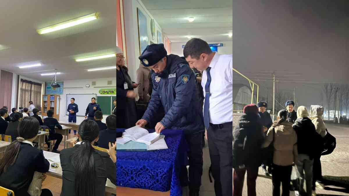 Жамбыл облысында мереке қарсаңында жасөспірімдерге профилактикалық жұмыстар жүргізілуде