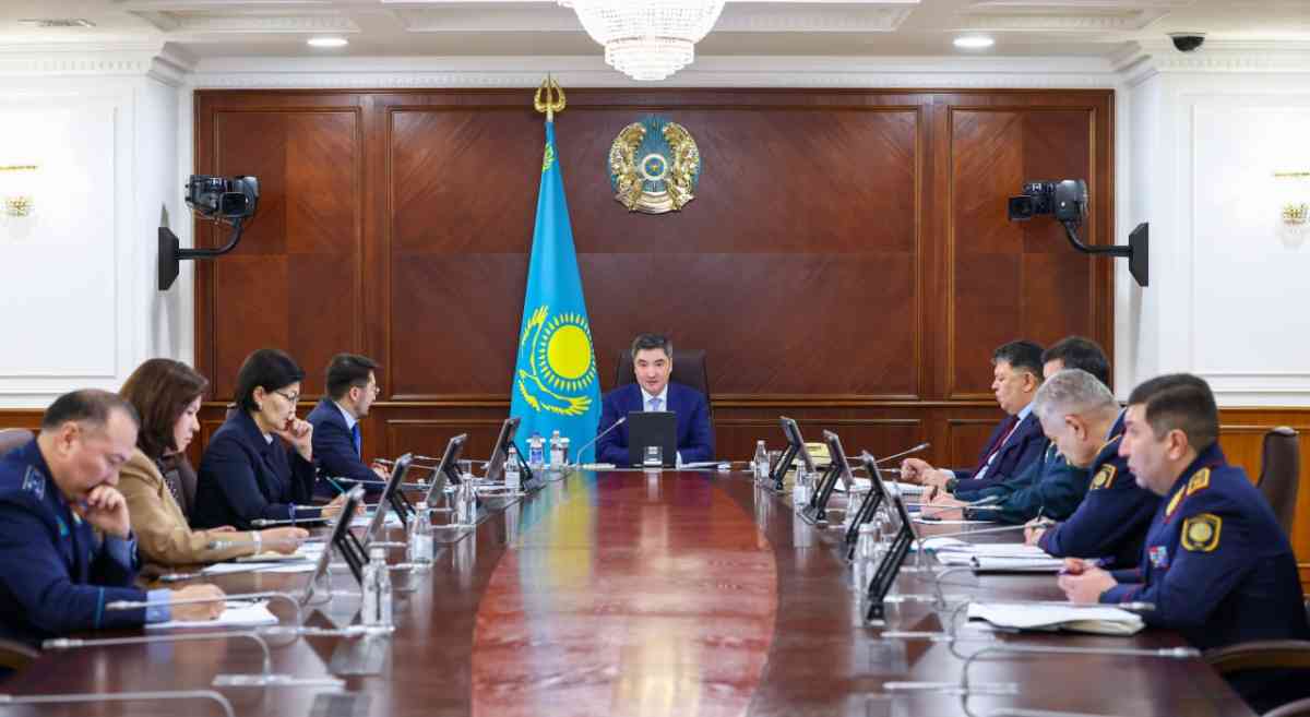 «Заң мен тәртіп»: Олжас Бектенов ведомствоаралық комиссия отырысын өткізді