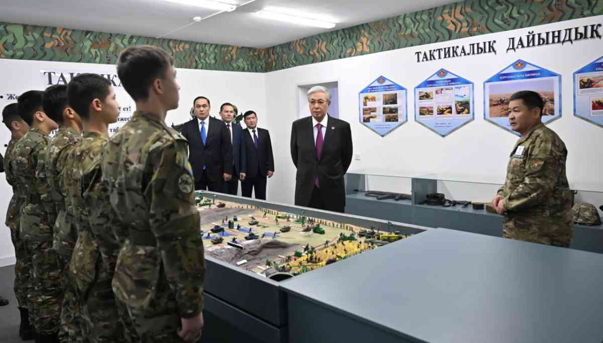 Қасым-Жомарт Тоқаев Тараздағы мамандандырылған әскери мектеп-интернатқа барды