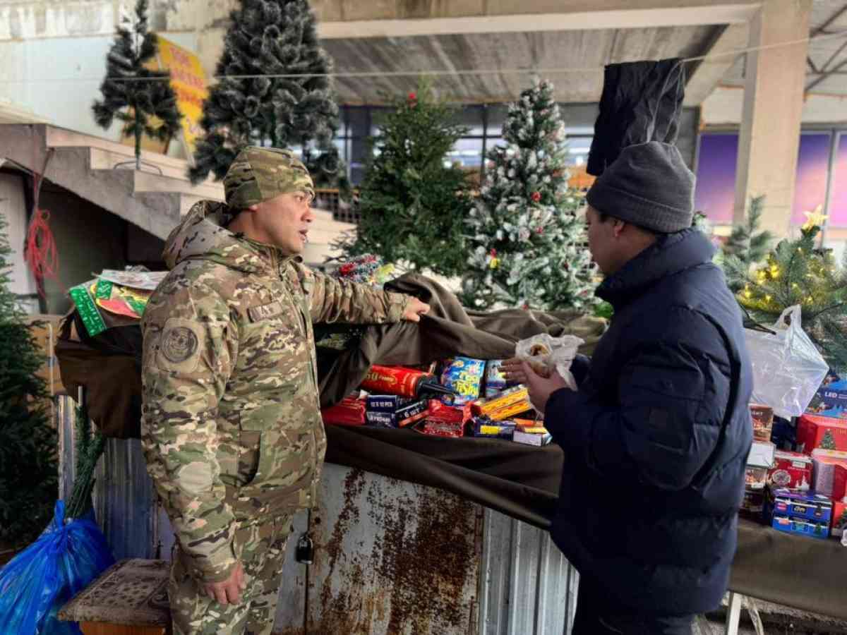 Жамбыл облысында пиротехникалық өнімдерге қатысты рейдтер басталды