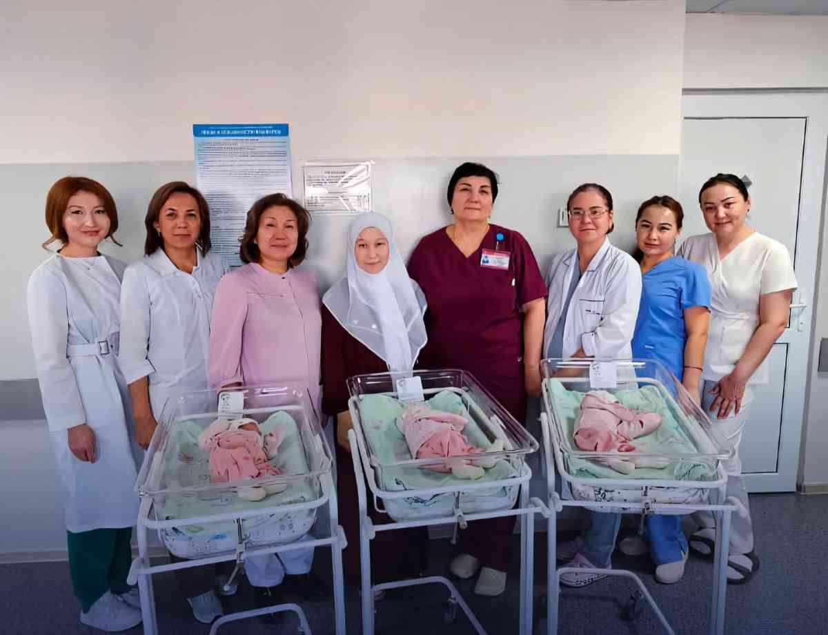 Шымкентте үшем дүниеге келді