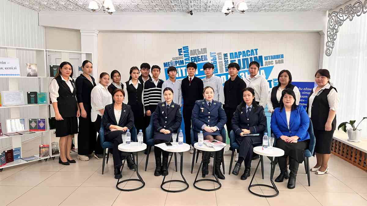 «Тәрбиелі – тәртіптің құлы, тәртіпті – елдің ұлы» тақырыбында пікір алмасу шарасы өтті