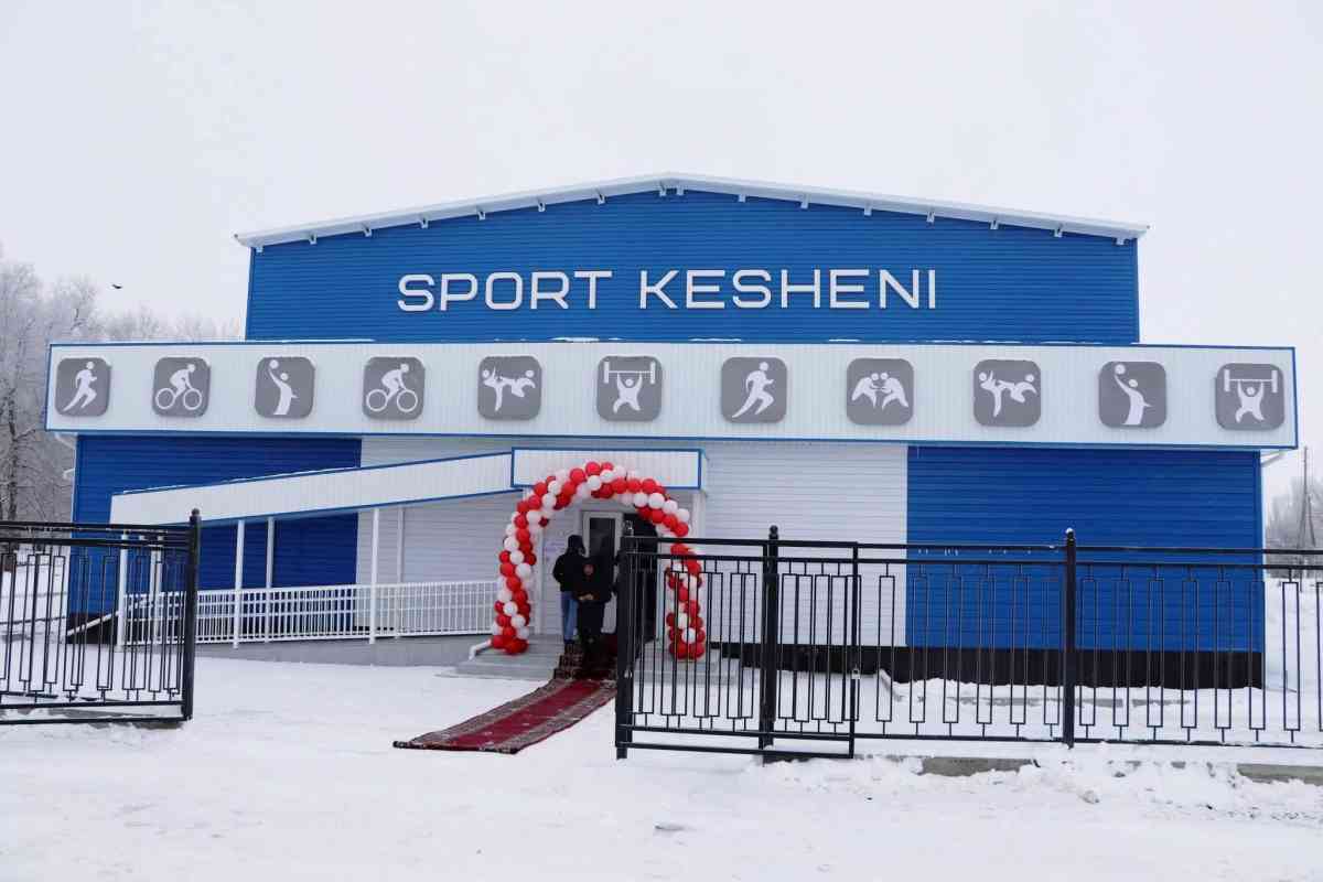 Жуалыда жаңа спорт кешені пайдалануға берілді